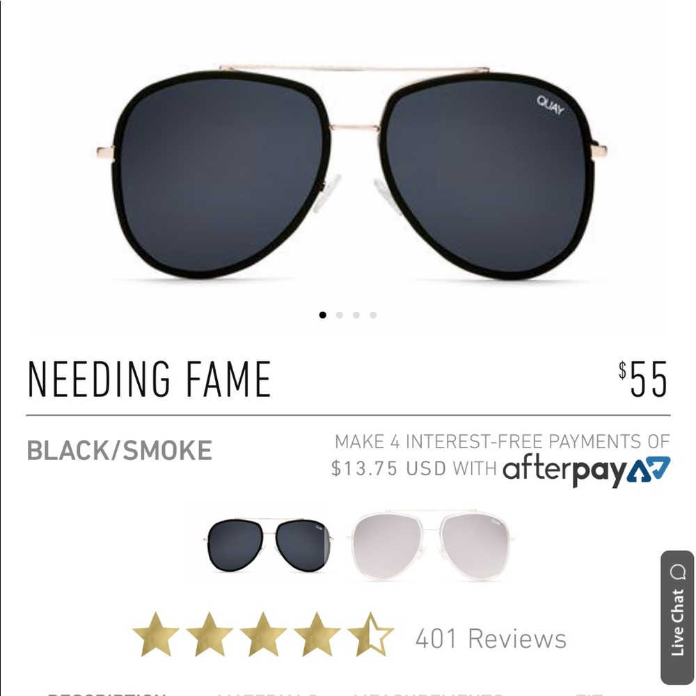 Needing Frame Quay Sunglasses